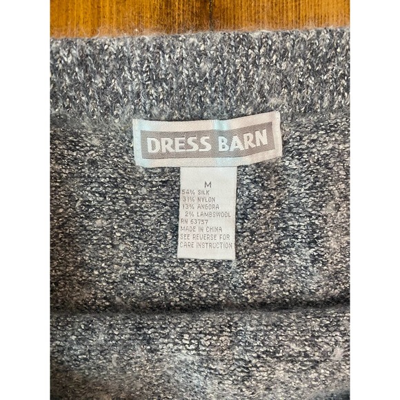 Dressbarn Vintage Gray Angora Silk Lambswool Skirt Size‎ M - Picture 2 of 6